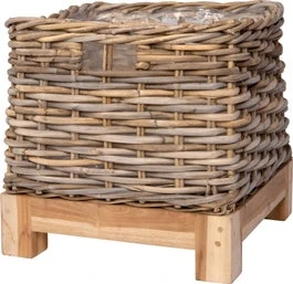 Intratuin Plantenmand Op Voet Kobo Naturel 38 X 38 X 38 Cm 1 Intratuin Plantenmand Op Voet Kobo Naturel 38 X 38 X 38 Cm