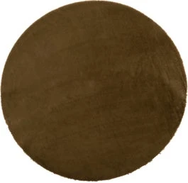 Intratuin Vloerkleed Imitatiebont Konijn Bruin D 120 Cm