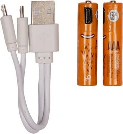 Intratuin Oplaadbare Batterij AAA Met USB Kabel 2 Stuks