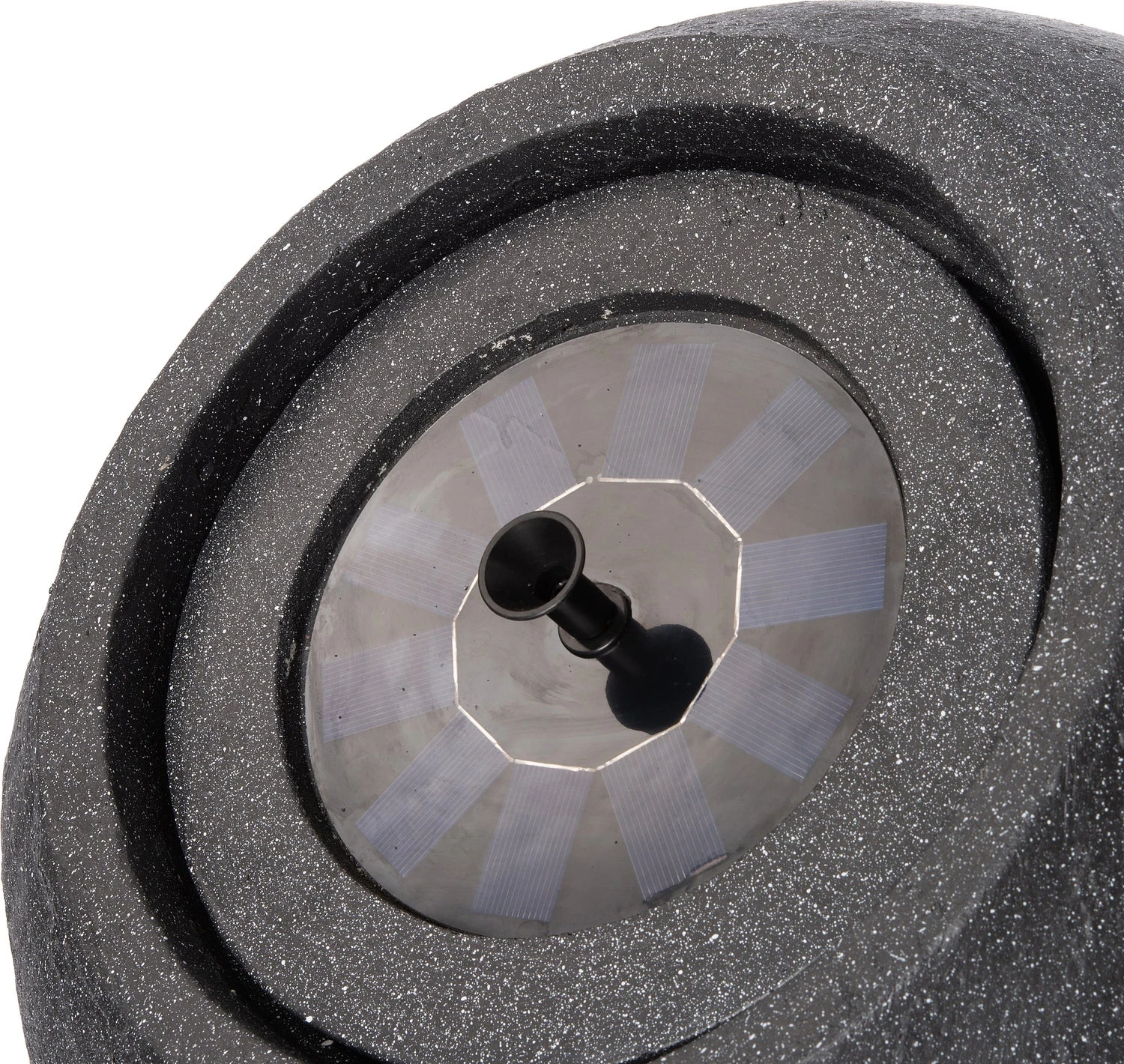 Intratuin Waterornament Solar Zwart D 44 H 34,5 Cm 2 Intratuin Waterornament Solar Zwart D 44 H 34,5 Cm - Afbeelding 2