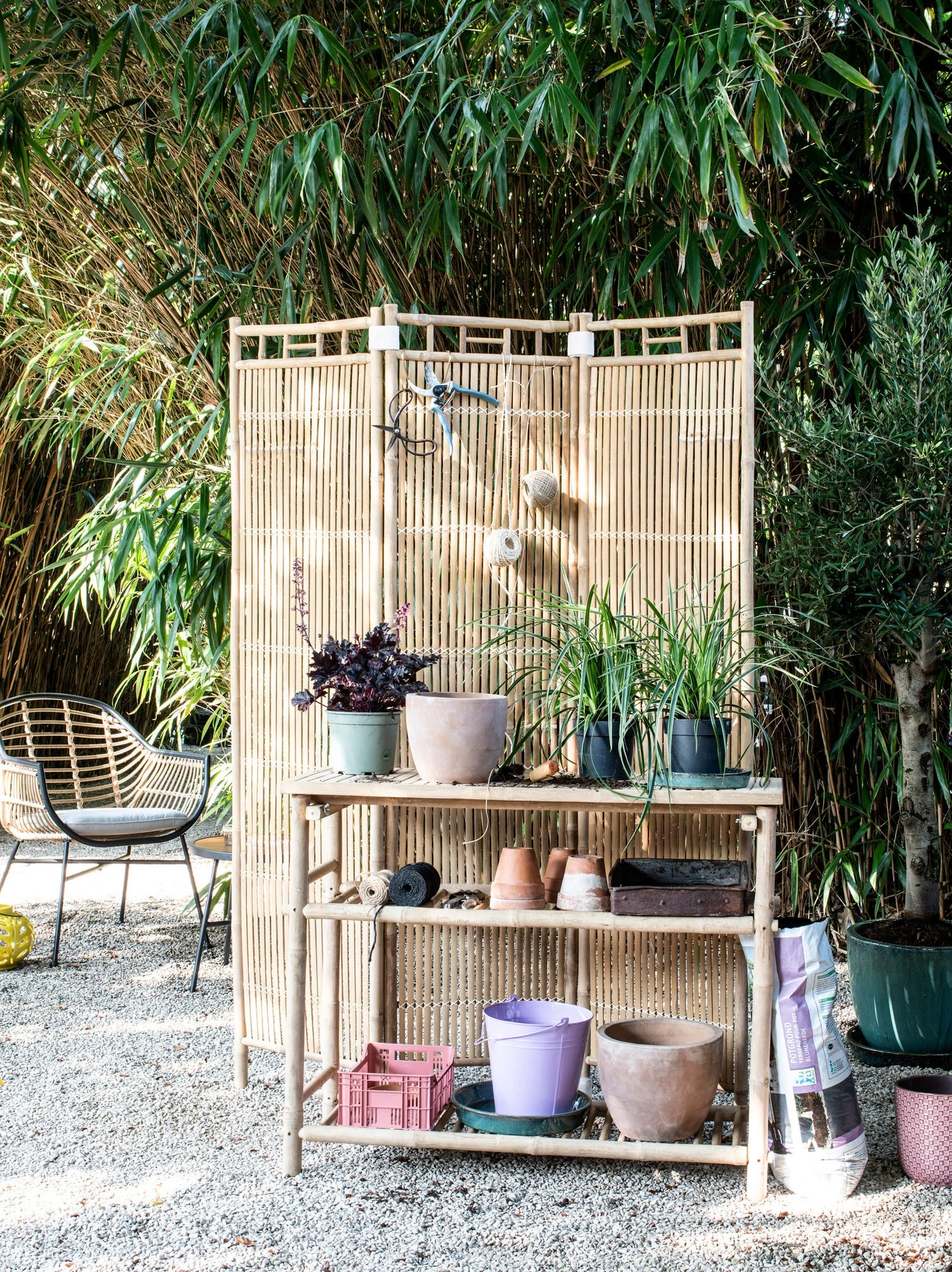 Intratuin Kamerscherm Luxe 135 X 4 X 183 Cm 3 Intratuin Kamerscherm Luxe 135 X 4 X 183 Cm - Afbeelding 3