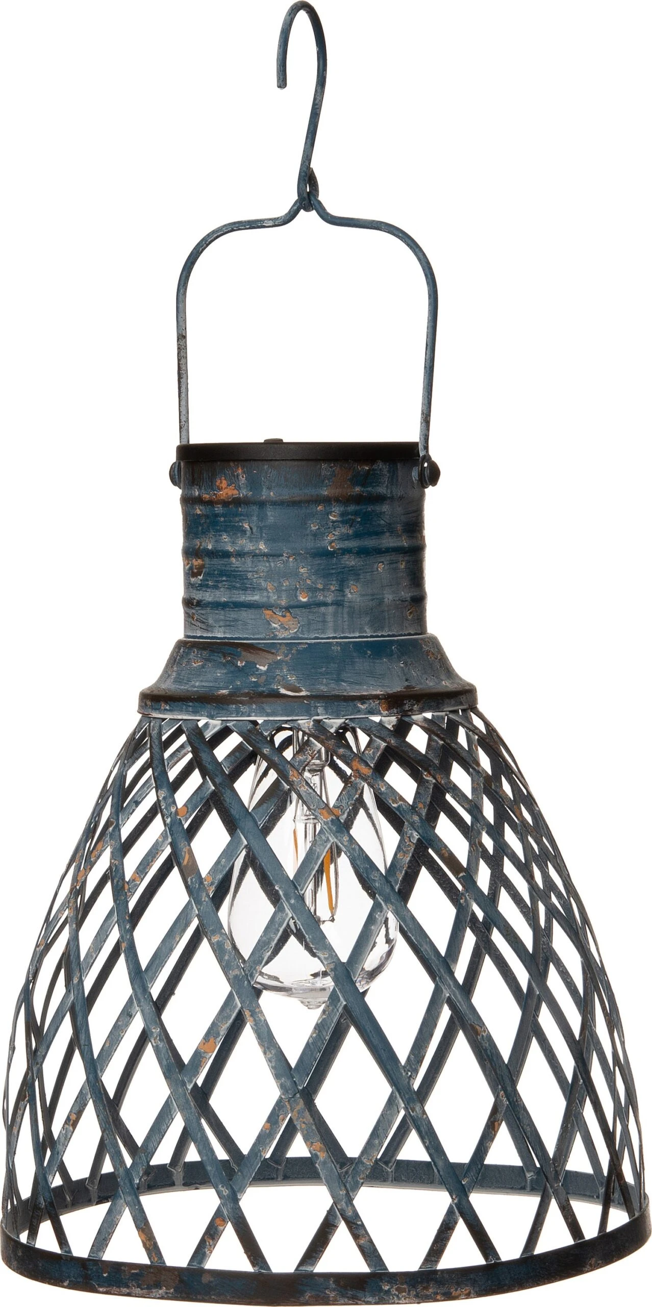 Intratuin Solar Lantaarn Blauw D 24 H 29 Cm 1 Intratuin Solar Lantaarn Blauw D 24 H 29 Cm