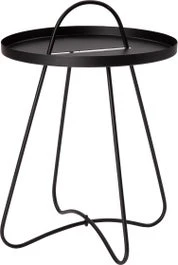 Intratuin Bijzettafel Roy Zwart D 40 H 57 Cm