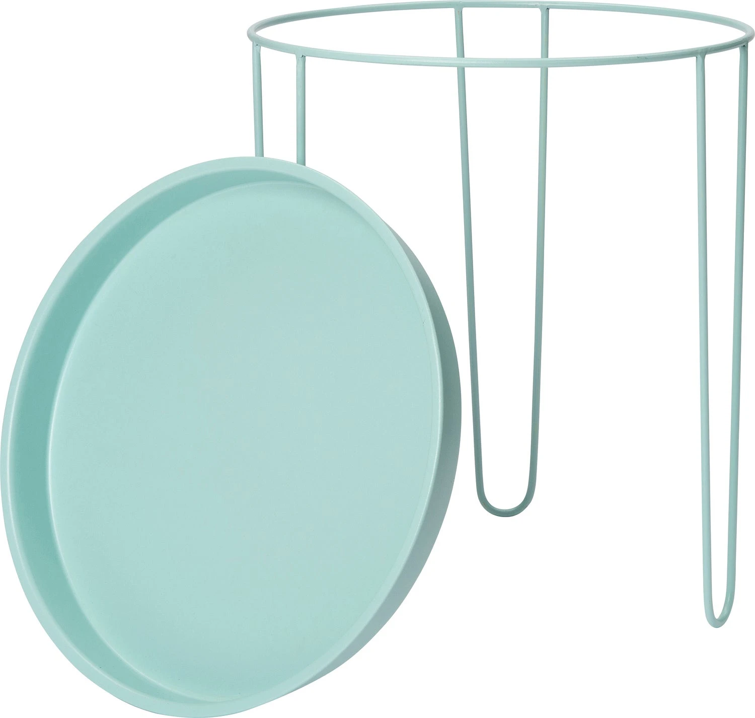 Intratuin Bijzettafel Tray Groen D 32 H 34 Cm 2 Intratuin Bijzettafel Tray Groen D 32 H 34 Cm - Afbeelding 2