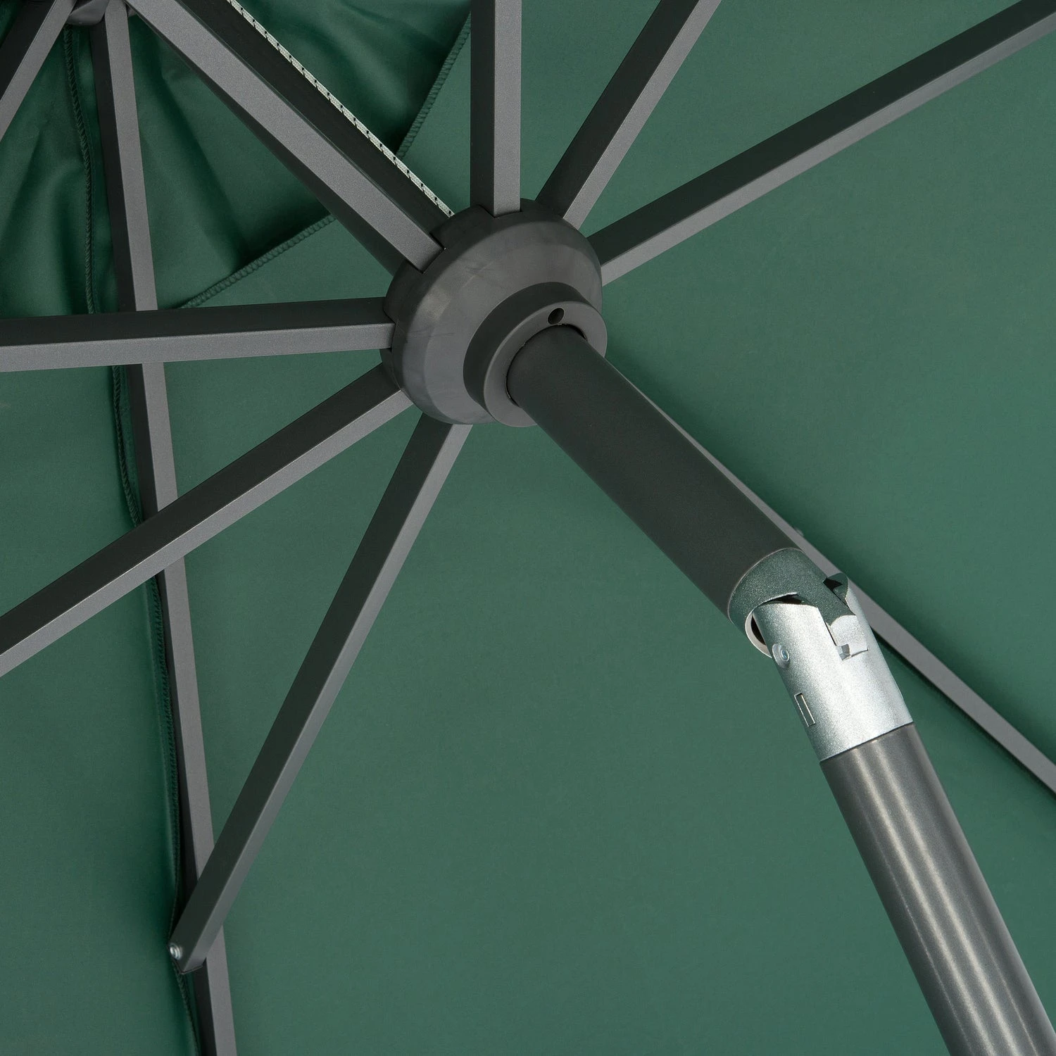 Intratuin Parasol Trinidad Groen 80+UV D 300 Cm 3 Intratuin Parasol Trinidad Groen 80+UV D 300 Cm - Afbeelding 3