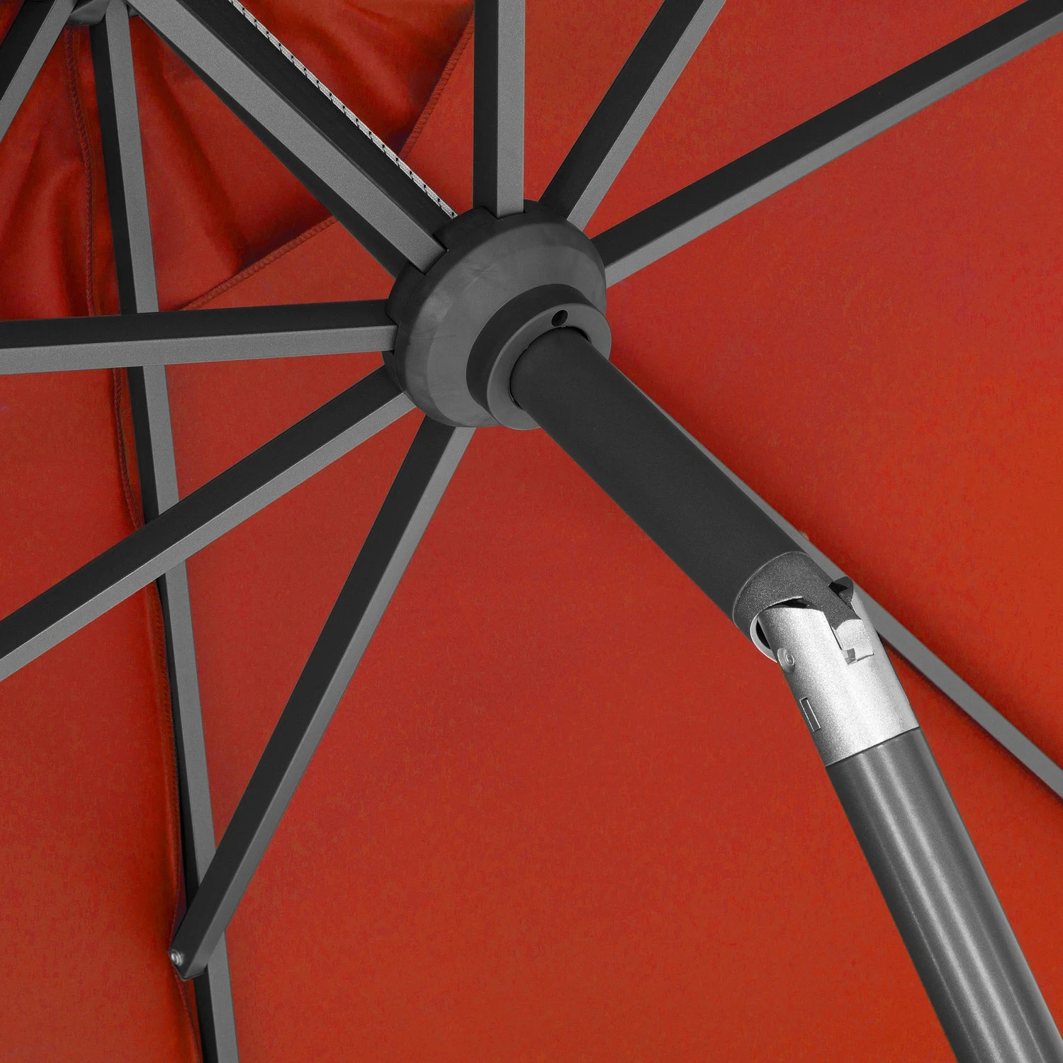 Intratuin Parasol Trinidad Oranje 80+UV D 300 Cm 3 Intratuin Parasol Trinidad Oranje 80+UV D 300 Cm - Afbeelding 3