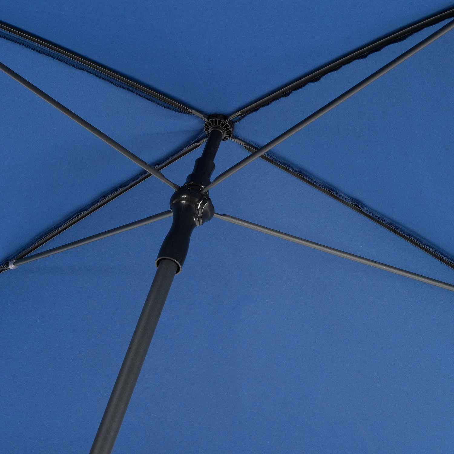 Intratuin Parasol Cuba Blauw 80+UV 210 X 140 Cm 2 Intratuin Parasol Cuba Blauw 80+UV 210 X 140 Cm - Afbeelding 2