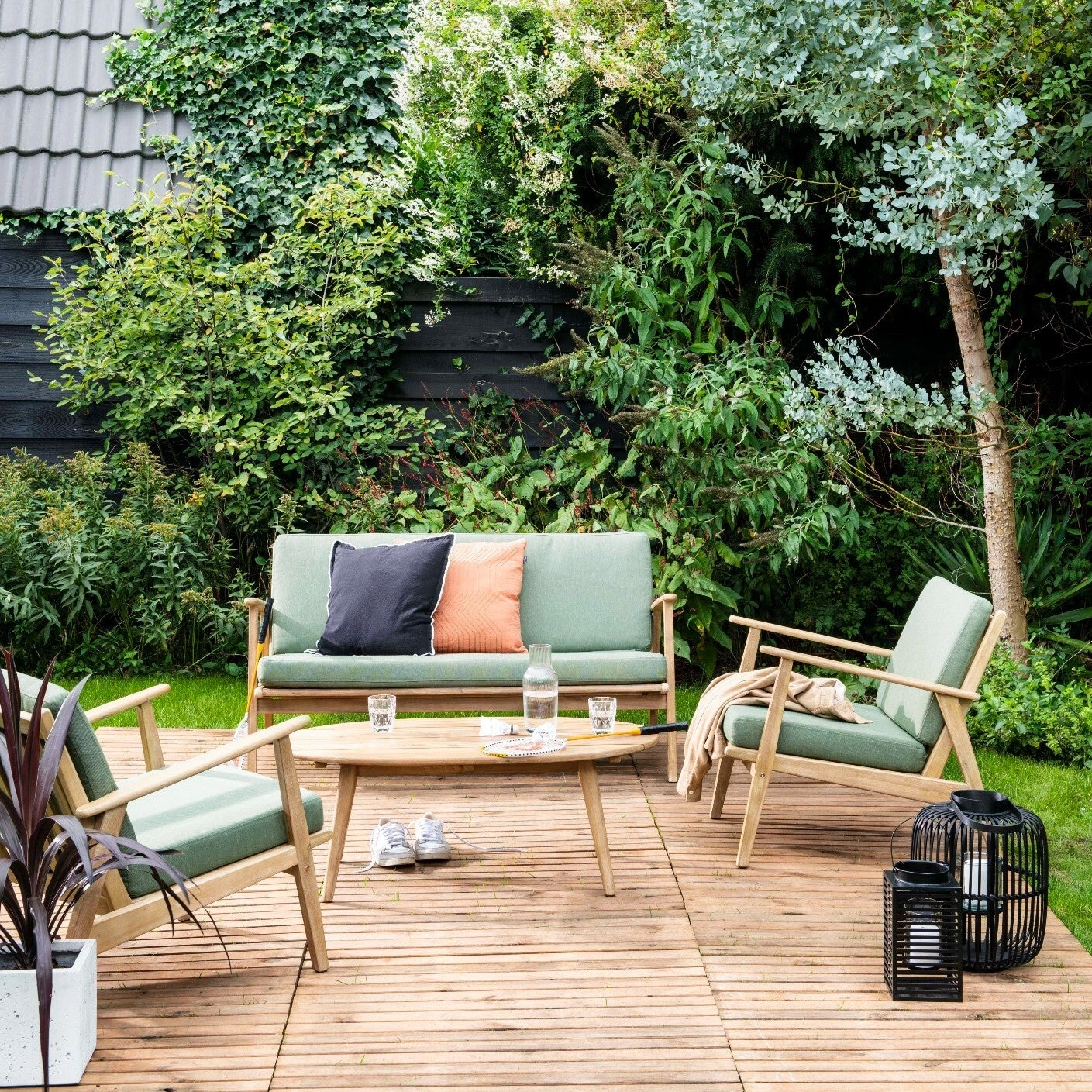 Intratuin 2-zits Loungebank Narvik Naturel 5 Intratuin 2-zits Loungebank Narvik Naturel - Afbeelding 5