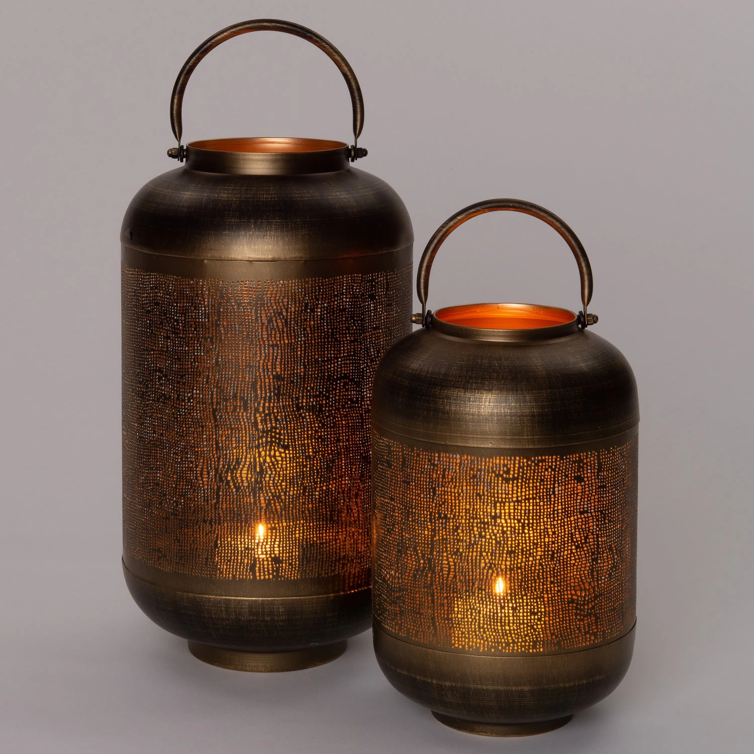 Intratuin Windlicht Gem Brons D 24 H 42 Cm 2 Intratuin Windlicht Gem Brons D 24 H 42 Cm - Afbeelding 2