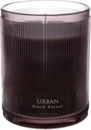 Intratuin Geurkaars Urban Black Forest Grijs 32 Uur D 8,3 H 10,8 Cm