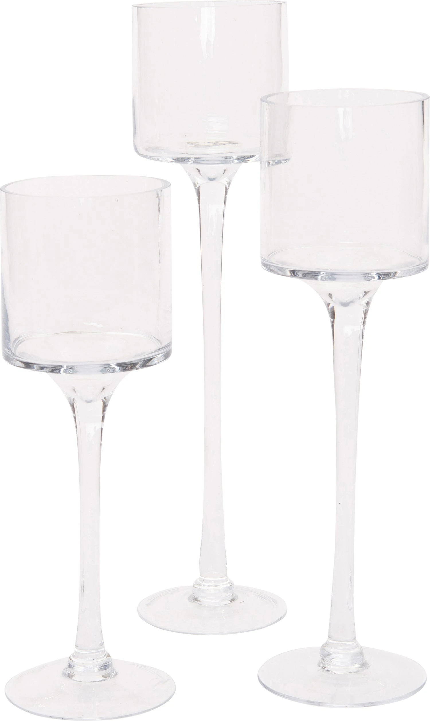 Intratuin Waxinelichthouder Op Voet Azuel Transparant D 10 H 30 Cm 2 Intratuin Waxinelichthouder Op Voet Azuel Transparant D 10 H 30 Cm - Afbeelding 2