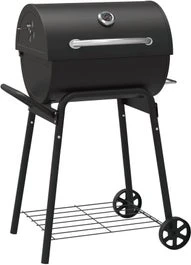 Intratuin Houtskool Barbecue Texas Grill San Antonio II Zwart 70 X 58 X 106,8 Cm