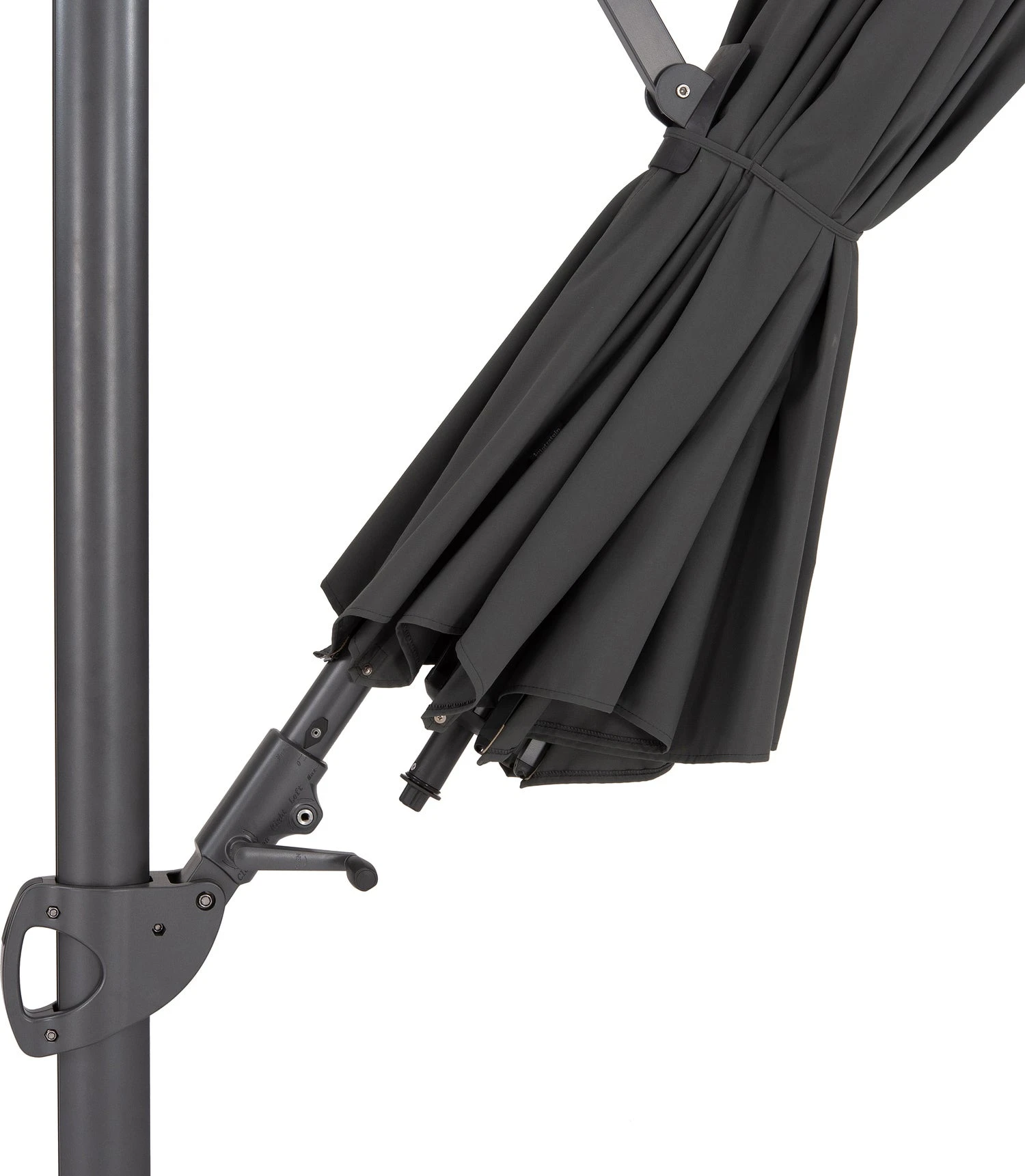 Intratuin Zweefparasol Bay Obravia Grijs 50+UV D 330 Cm 3 Intratuin Zweefparasol Bay Obravia Grijs 50+UV D 330 Cm - Afbeelding 3