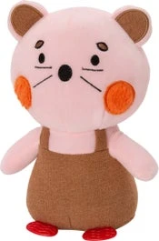 Intratuin Hondenspeelgoed Knuffel Pien Bruin 10 X 25,5 X 18,5 Cm