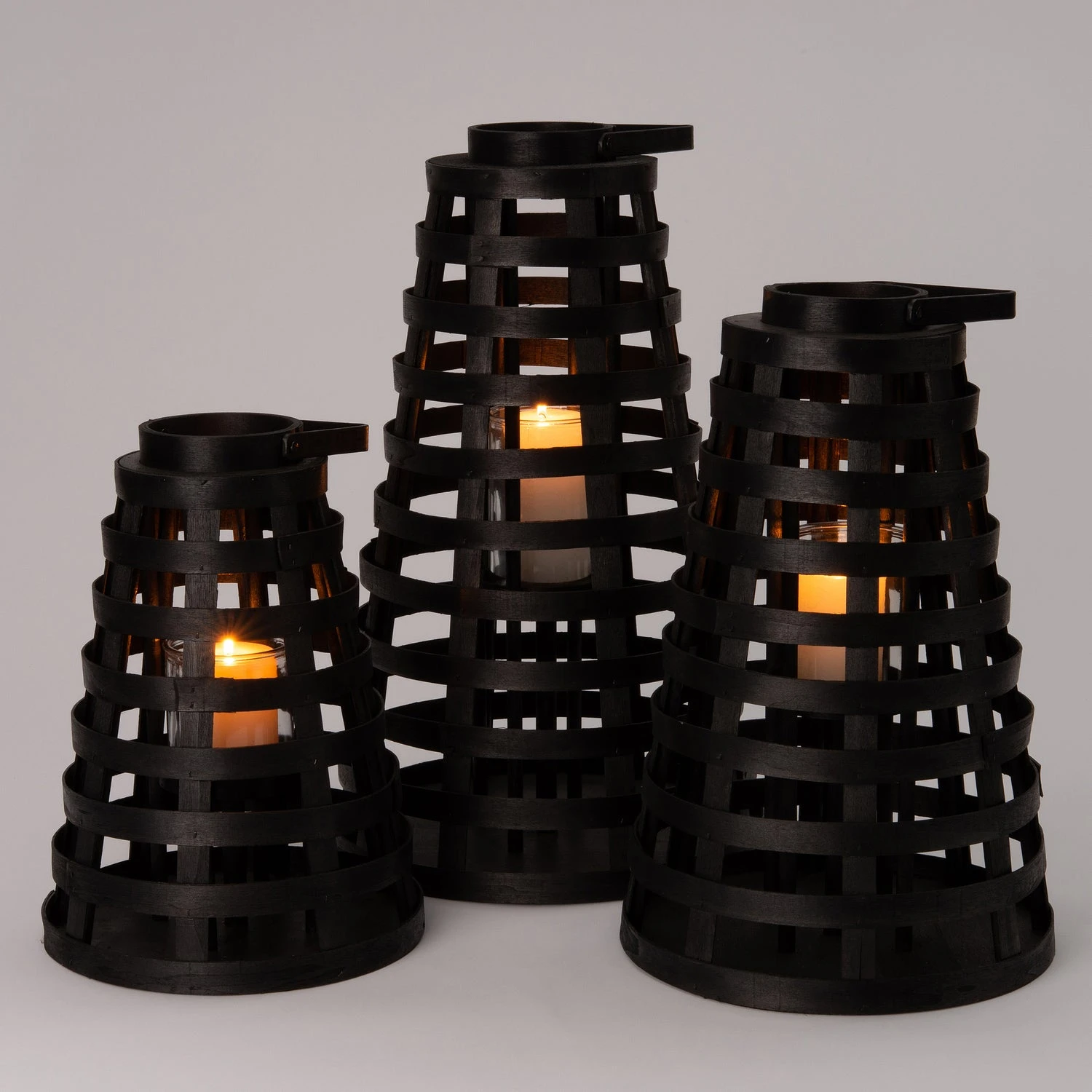 Intratuin Windlicht Taps Zwart D 32 H 50 Cm 2 Intratuin Windlicht Taps Zwart D 32 H 50 Cm - Afbeelding 2