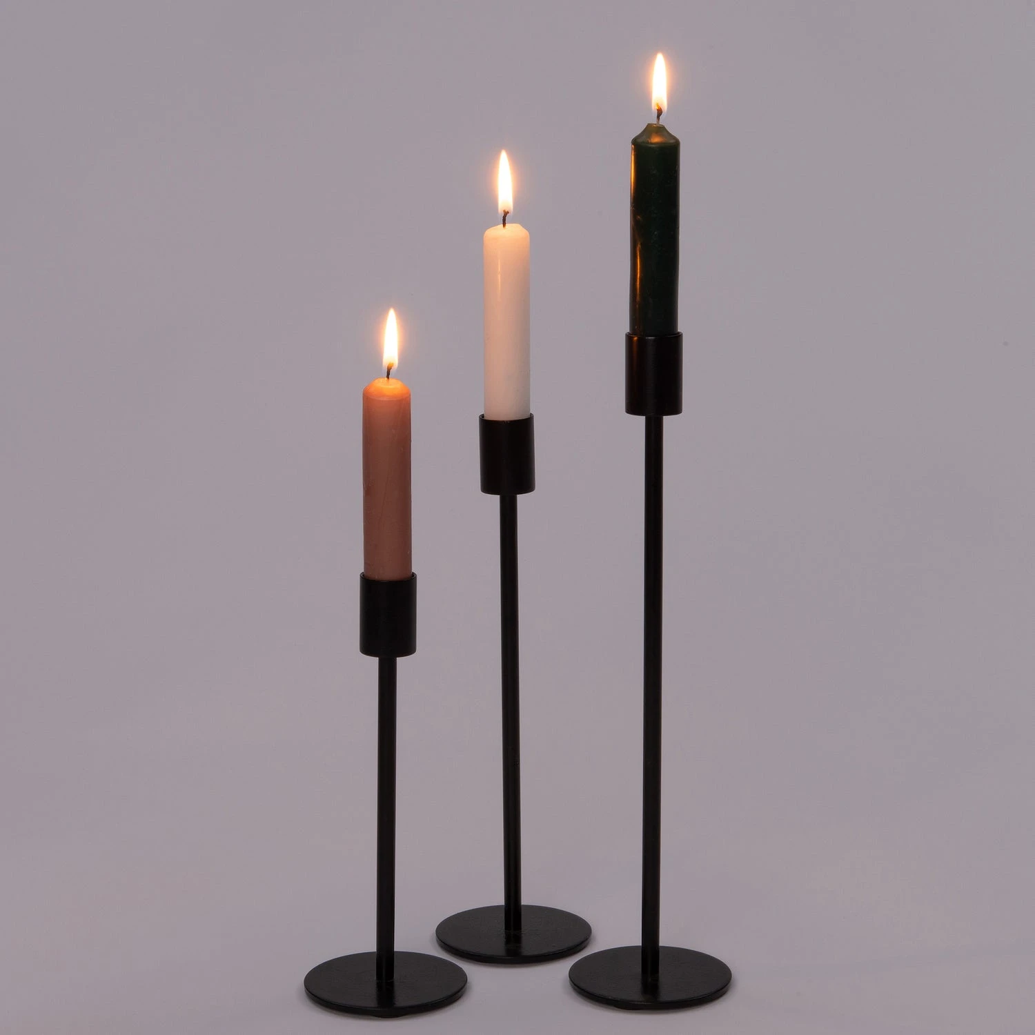 Intratuin Kandelaar Kees Zwart D 10 H 30 Cm 2 Intratuin Kandelaar Kees Zwart D 10 H 30 Cm - Afbeelding 2