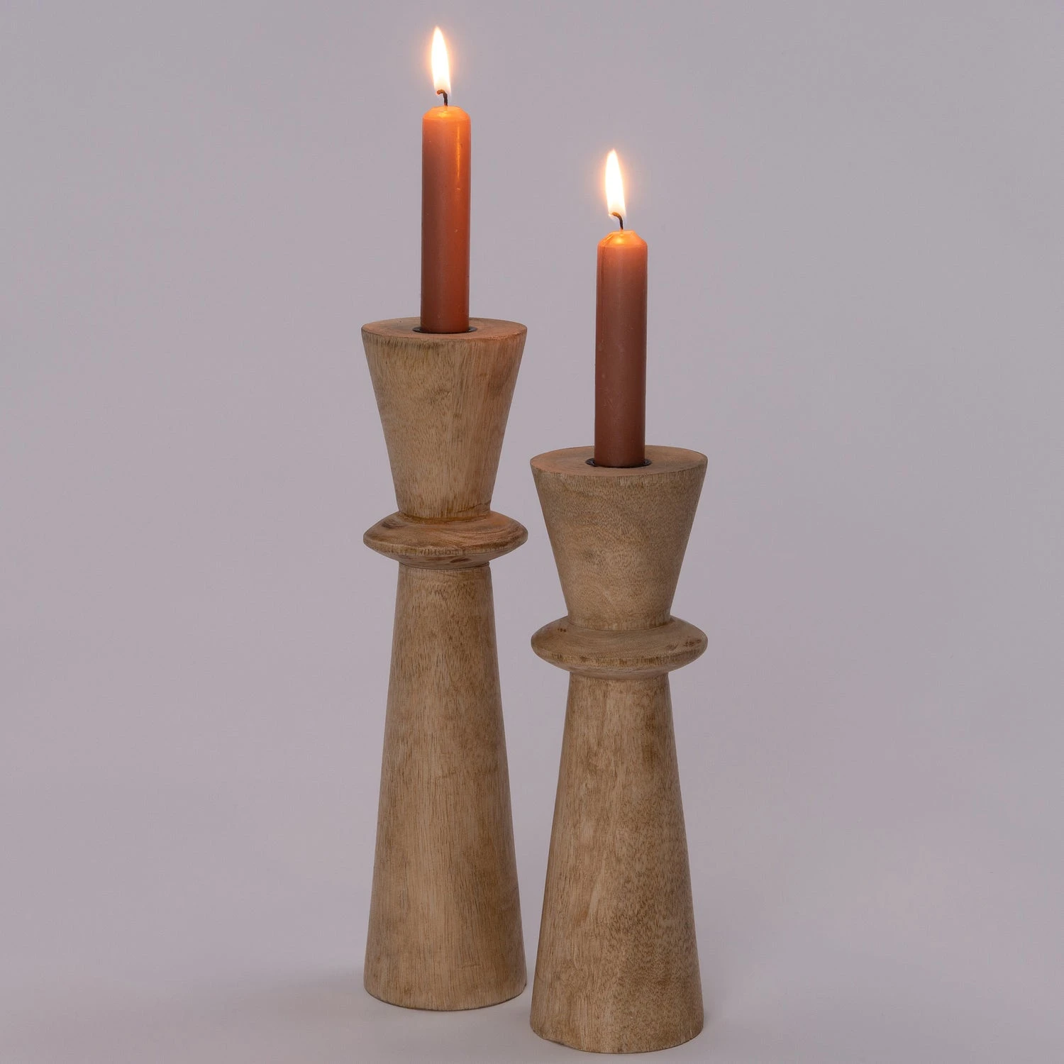 Intratuin Kandelaar Kris Naturel D 7,5 H 30 Cm 2 Intratuin Kandelaar Kris Naturel D 7,5 H 30 Cm - Afbeelding 2