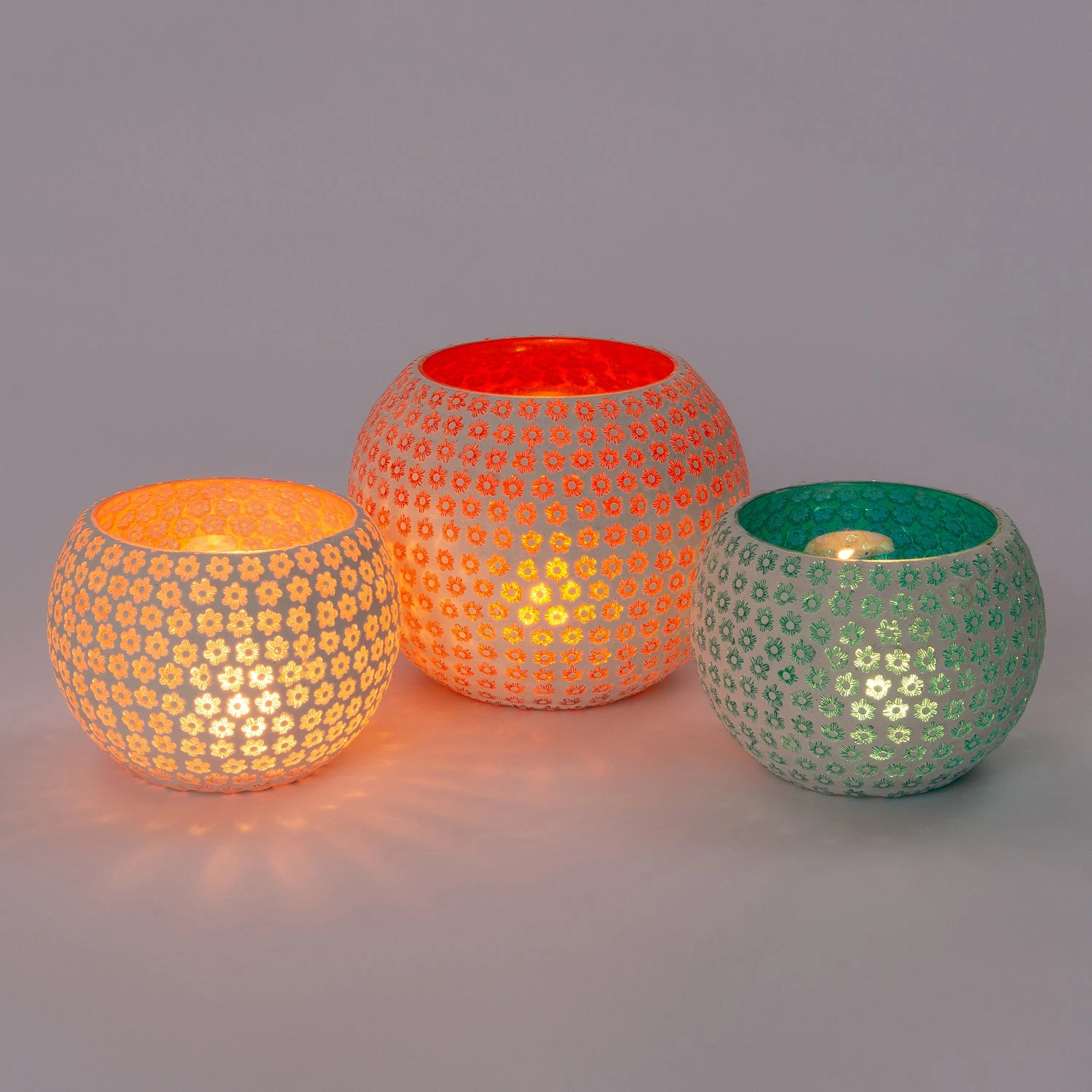 Intratuin Waxinelichthouder Huub Donkerroze / Wit D 15 H 12 Cm 2 Intratuin Waxinelichthouder Huub Donkerroze / Wit D 15 H 12 Cm - Afbeelding 2