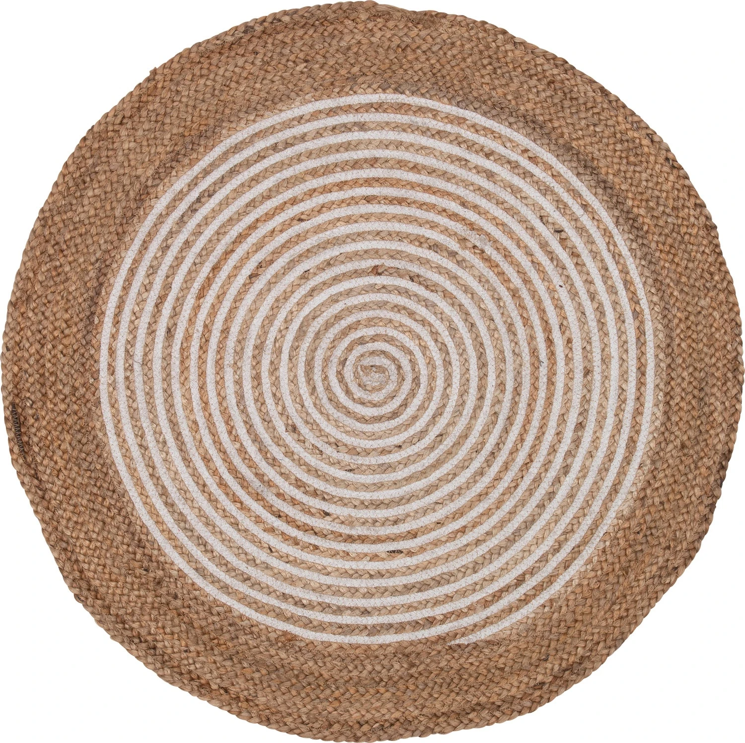 Intratuin Vloerkleed Miyuki Naturel / Wit D 90 Cm 1 Intratuin Vloerkleed Miyuki Naturel / Wit D 90 Cm