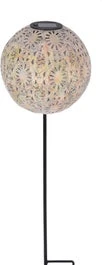 Intratuin Solar Tuinsteker Lichtbol Beige 20 X 20 X 72 Cm 1 Intratuin Solar Tuinsteker Lichtbol Beige 20 X 20 X 72 Cm