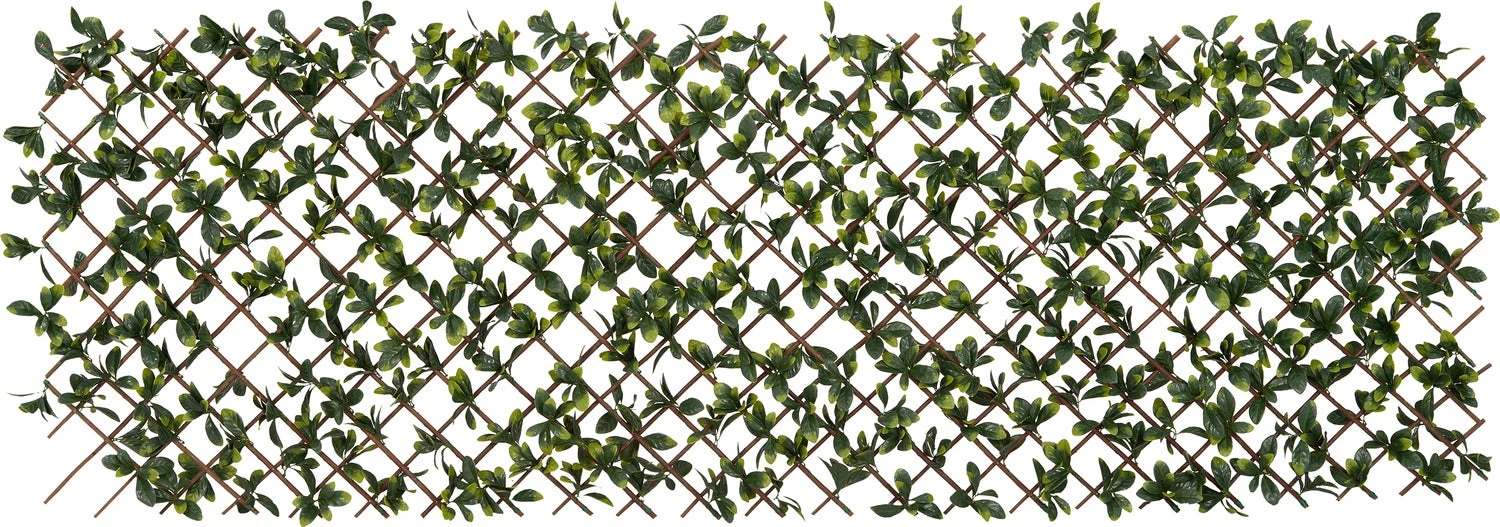 Intratuin Klimrek Met Kunstbladeren Groen / Bruin / Geel 100 X 8 X 200 Cm 2 Intratuin Klimrek Met Kunstbladeren Groen / Bruin / Geel 100 X 8 X 200 Cm - Afbeelding 2