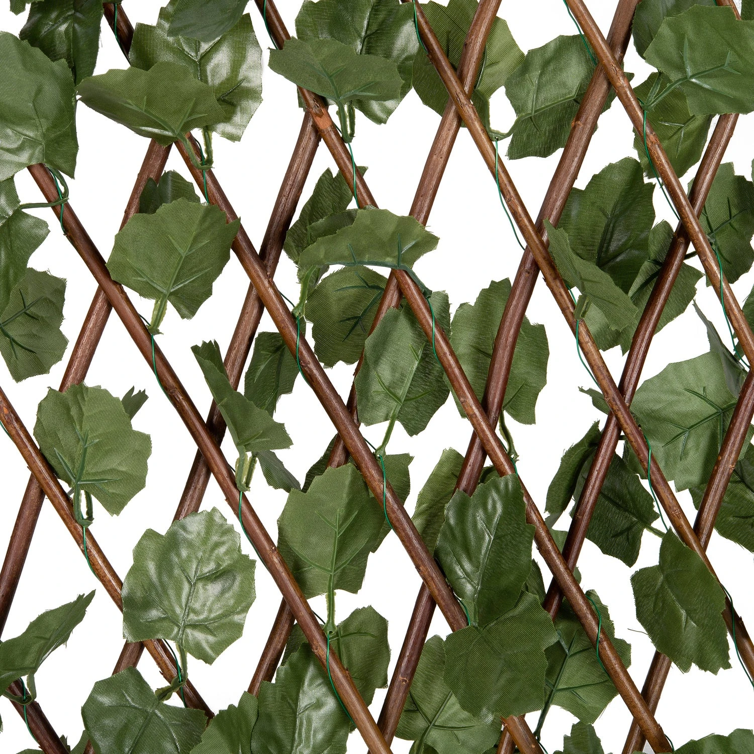 Intratuin Klimrek Met Kunstbladeren Gabe Groen / Bruin 100 X 200 X 9 Cm 3 Intratuin Klimrek Met Kunstbladeren Gabe Groen / Bruin 100 X 200 X 9 Cm - Afbeelding 3