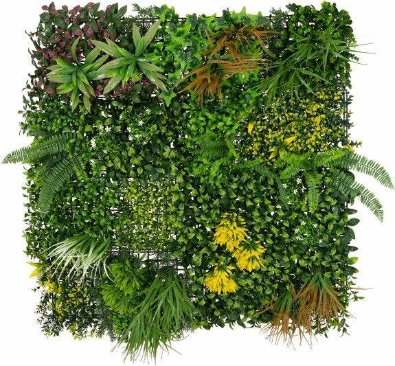 Tuin Wanddecoratie Kunst Beplanting Carmen Groen / Geel 100 X 100 X 9 Cm 1 Tuin Wanddecoratie Kunst Beplanting Carmen Groen / Geel 100 X 100 X 9 Cm