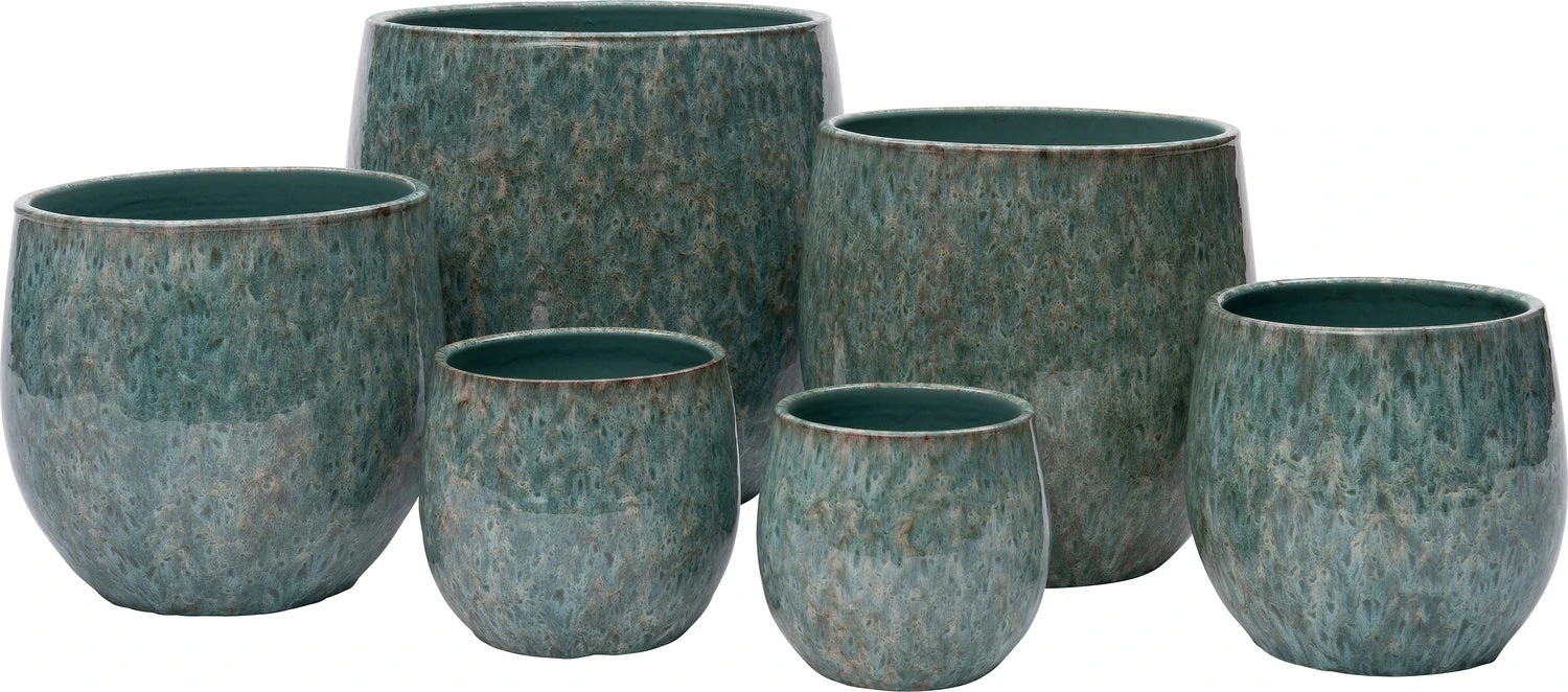 Intratuin Bloempot Madeleine Groen D 14 H 14 Cm 2 Intratuin Bloempot Madeleine Groen D 14 H 14 Cm - Afbeelding 2