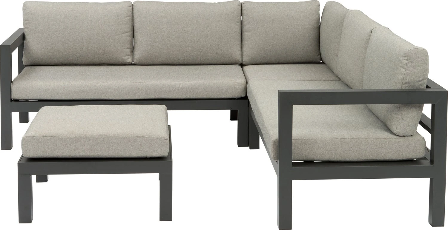 Intratuin 4-zits Loungeset Nola Grijs 4 Intratuin 4-zits Loungeset Nola Grijs - Afbeelding 4