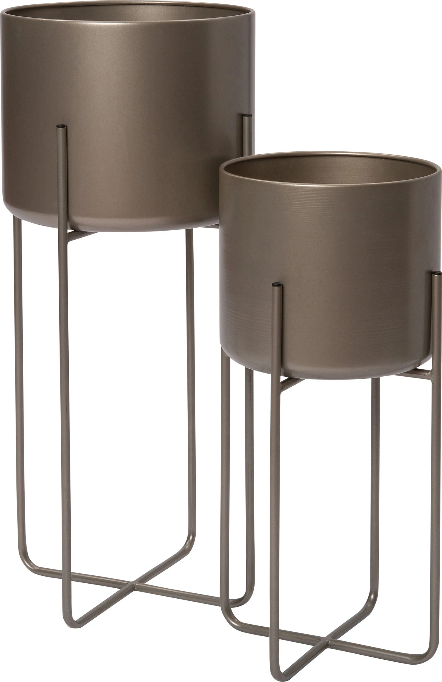 Intratuin Bloempot Op Standaard Lina Bruin D 28 H 66 Cm 2 Intratuin Bloempot Op Standaard Lina Bruin D 28 H 66 Cm - Afbeelding 2