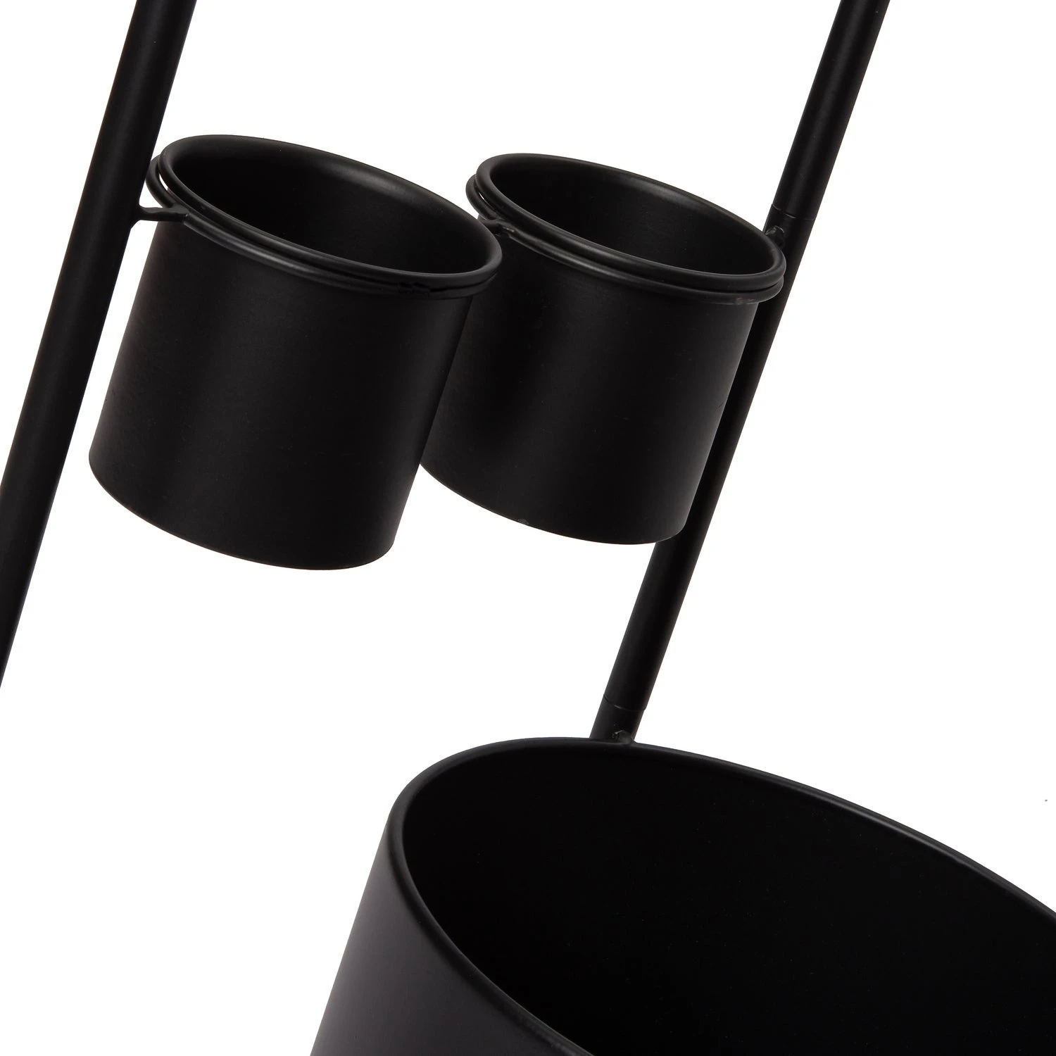 Intratuin Bloempot Op Standaard Nena Zwart D 28 H 85 Cm 2 Intratuin Bloempot Op Standaard Nena Zwart D 28 H 85 Cm - Afbeelding 2