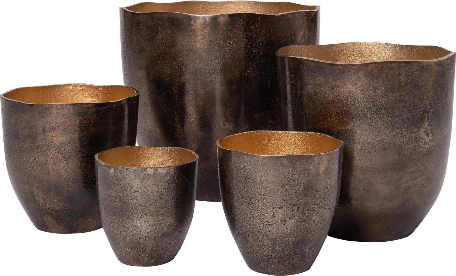 Intratuin Bloempot Lize Koper / Blauw D 16 H 16 Cm 2 Intratuin Bloempot Lize Koper / Blauw D 16 H 16 Cm - Afbeelding 2