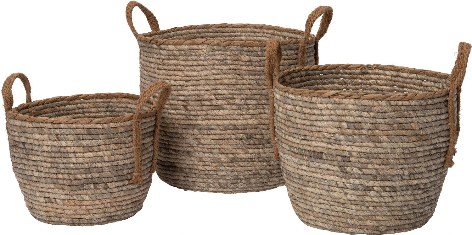 Intratuin Plantenmand Maja Grijs / NaturelD 27 H 20 Cm 2 Intratuin Plantenmand Maja Grijs / NaturelD 27 H 20 Cm - Afbeelding 2