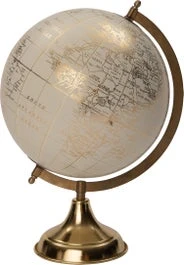Intratuin Beeld Wereldbol Goud 28 X 26 X 38 Cm 1 Intratuin Beeld Wereldbol Goud 28 X 26 X 38 Cm
