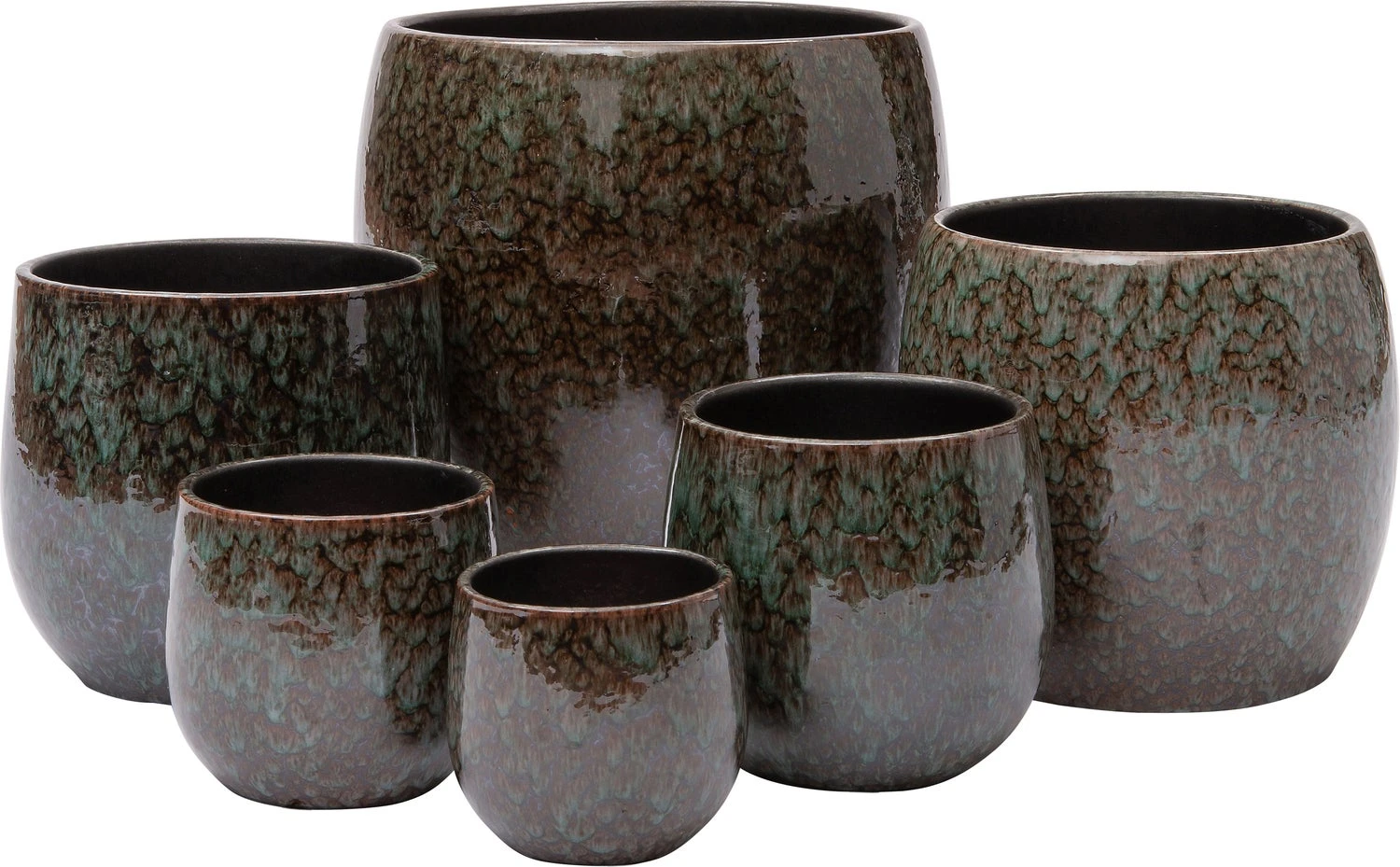 Intratuin Bloempot Braz Groen D 21 H 21 Cm 2 Intratuin Bloempot Braz Groen D 21 H 21 Cm - Afbeelding 2