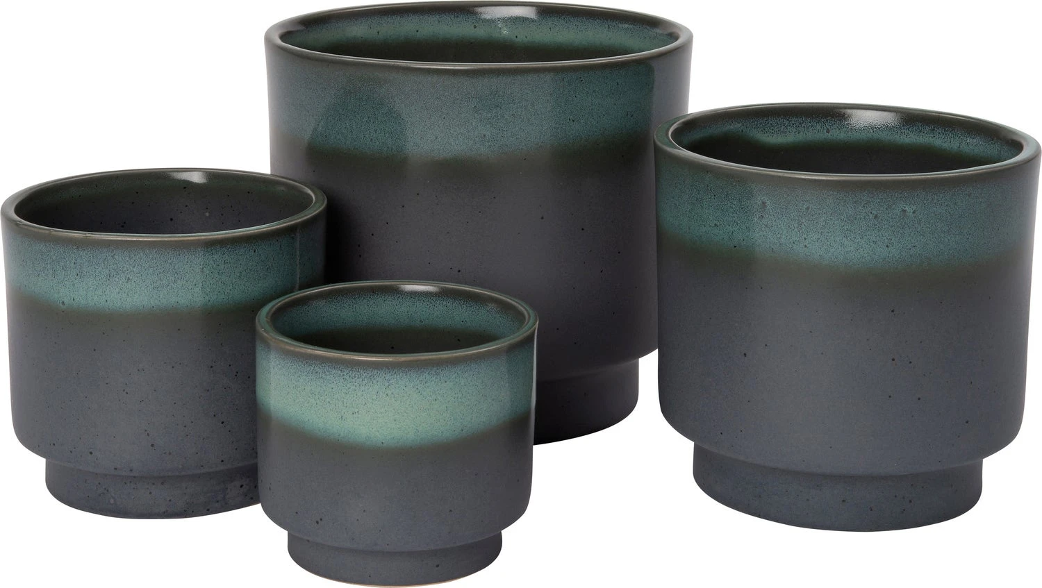 Intratuin Bloempot Op Voet Tilda Grijs / Groen D 16 H 17 Cm 2 Intratuin Bloempot Op Voet Tilda Grijs / Groen D 16 H 17 Cm - Afbeelding 2