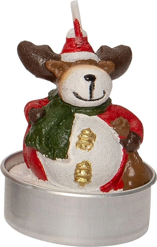 Intratuin kaars Rendier Rood D 3,5 H 5,5 cm 6 stuks 1 Intratuin kaars Rendier Rood D 3,5 H 5,5 cm 6 stuks