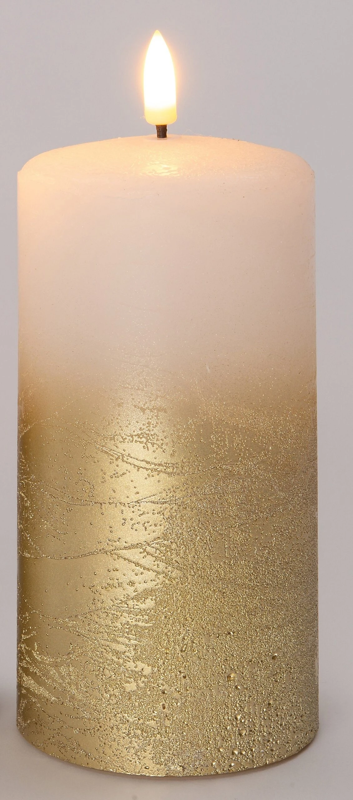 Intratuin LED Stompkaars Duo Goud D 7,5 H 15 cm 2 Intratuin LED Stompkaars Duo Goud D 7,5 H 15 cm - Afbeelding 2