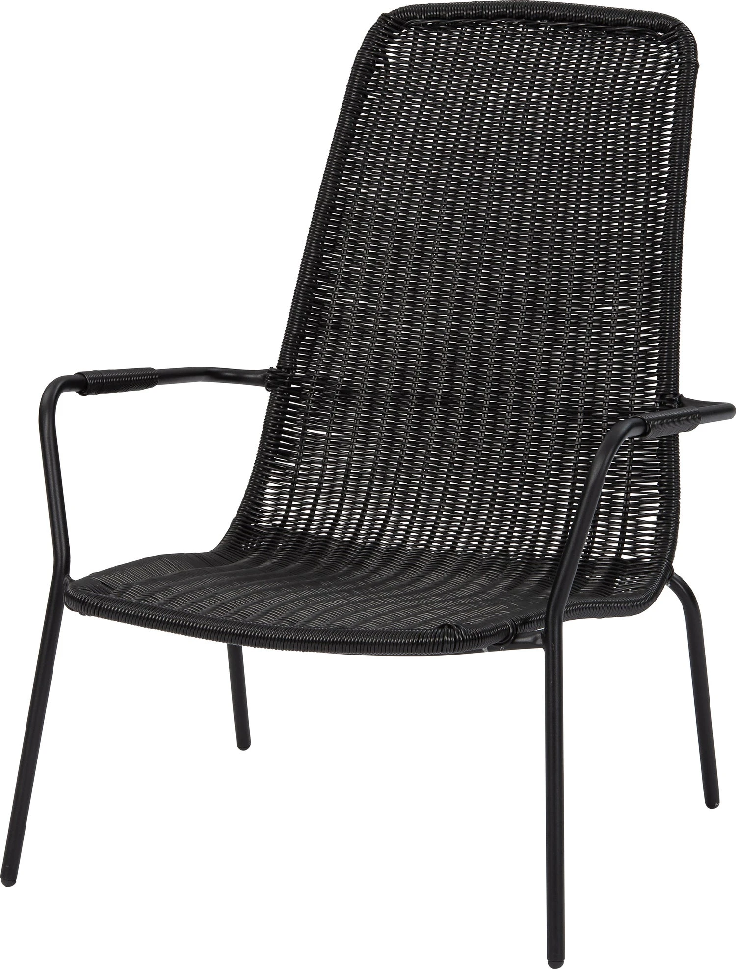 Intratuin Loungestoel Brit Zwart 1 Intratuin Loungestoel Brit Zwart