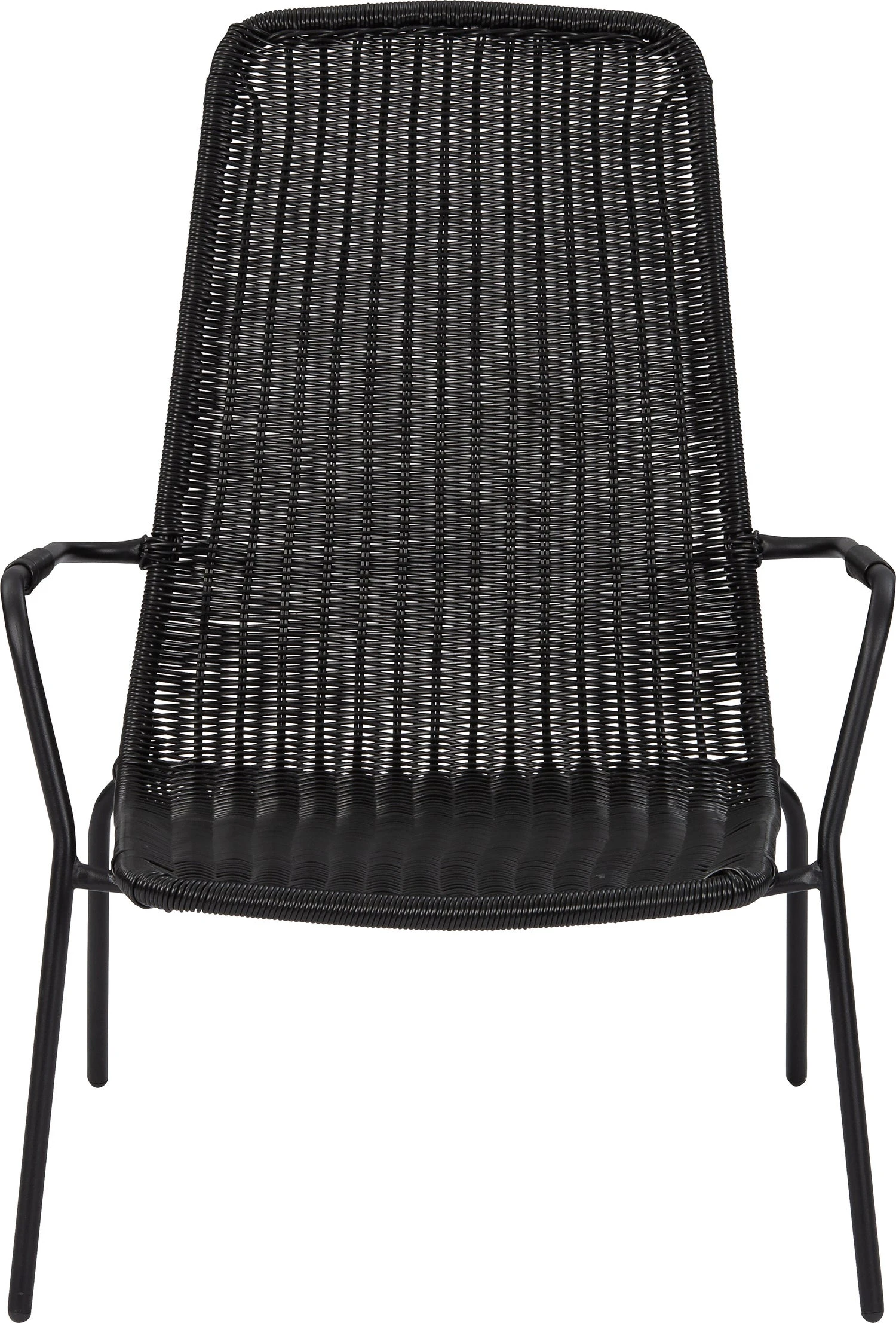 Intratuin Loungestoel Brit Zwart 2 Intratuin Loungestoel Brit Zwart - Afbeelding 2