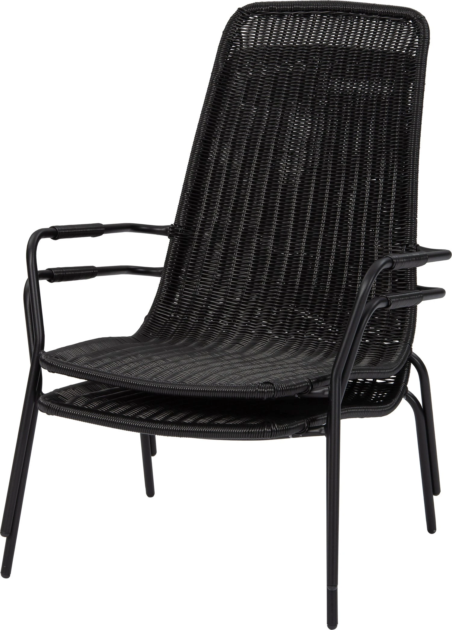 Intratuin Loungestoel Brit Zwart 3 Intratuin Loungestoel Brit Zwart - Afbeelding 3