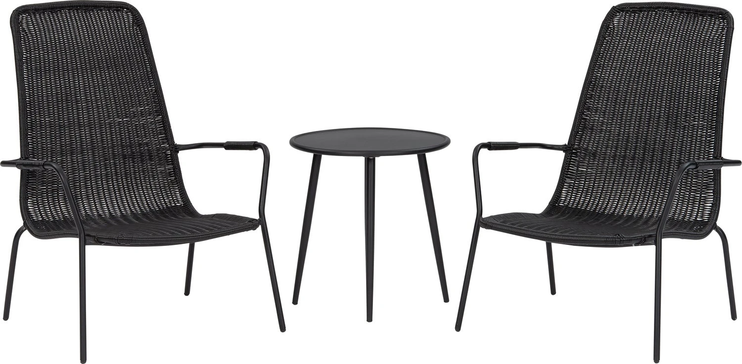 Intratuin Loungestoel Brit Zwart 5 Intratuin Loungestoel Brit Zwart - Afbeelding 5