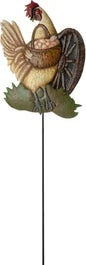 Intratuin Tuinsteker Kip Met Mand Martijn Cremé / Rood / Groen 19 X 1,5 X 91,5 Cm 1 Intratuin Tuinsteker Kip Met Mand Martijn Cremé / Rood / Groen 19 X 1,5 X 91,5 Cm
