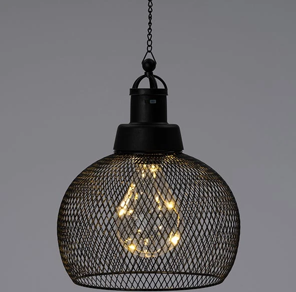 Intratuin Solar Hanglamp Corien Zwart D 18,5 H 22,5 Cm 2 Intratuin Solar Hanglamp Corien Zwart D 18,5 H 22,5 Cm - Afbeelding 2