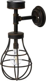 Intratuin Solar Wandlamp Zwart 23 X 17 X 40 Cm 1 Intratuin Solar Wandlamp Zwart 23 X 17 X 40 Cm