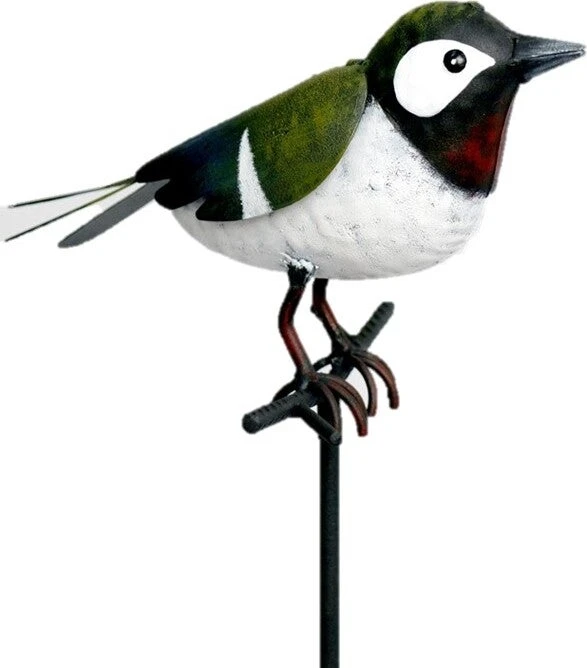 Intratuin Tuinsteker Vogel Wit / Groen 19 X 13 X 91 Cm 1 Intratuin Tuinsteker Vogel Wit / Groen 19 X 13 X 91 Cm