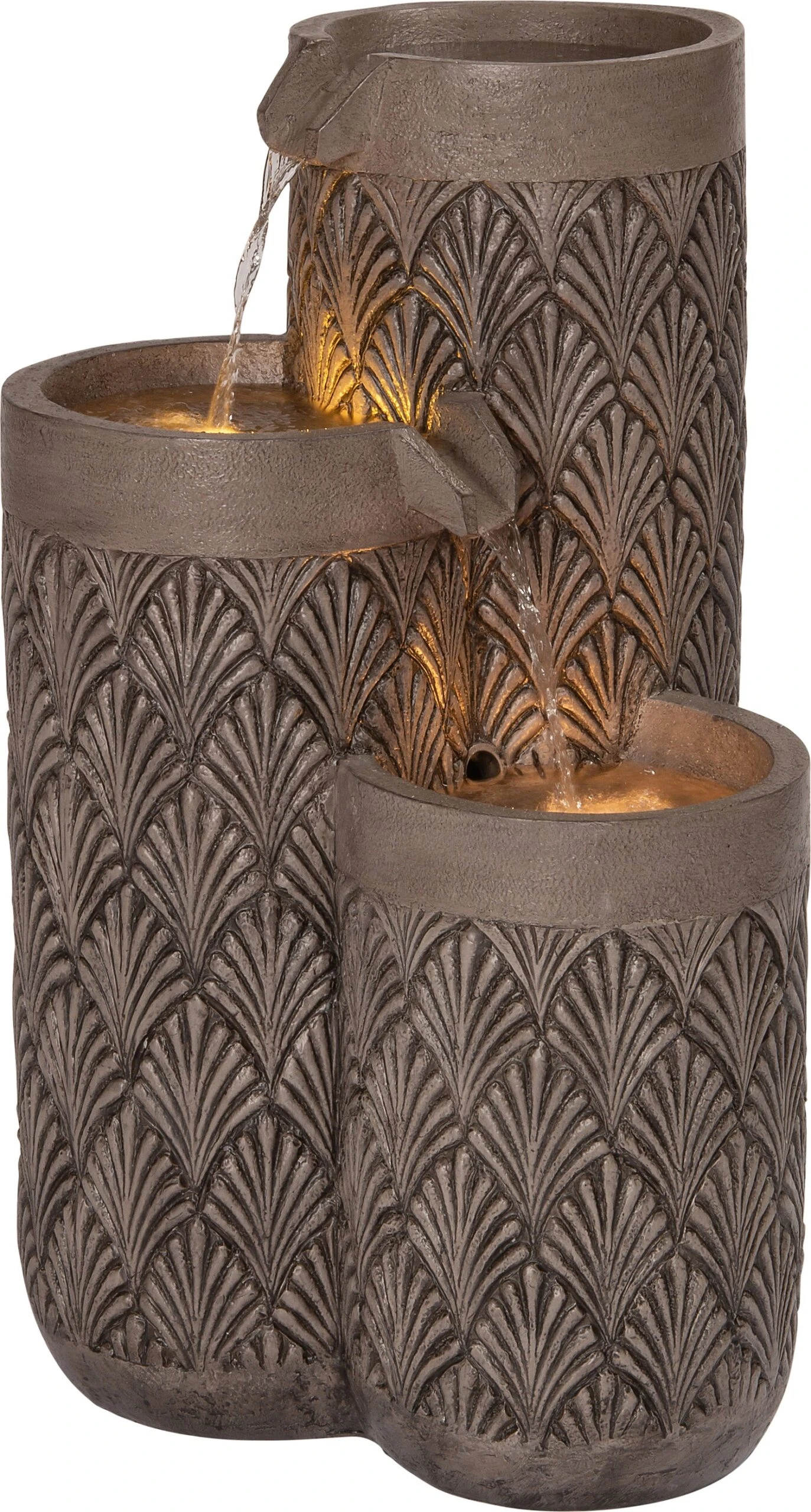 Intratuin Waterornament Salo Grijs 40 X 40 X 66 Cm 2 Intratuin Waterornament Salo Grijs 40 X 40 X 66 Cm - Afbeelding 2