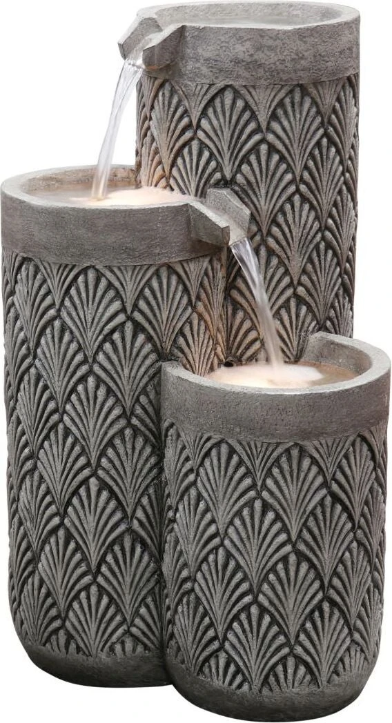 Intratuin Waterornament Salo Grijs 40 X 40 X 66 Cm 4 Intratuin Waterornament Salo Grijs 40 X 40 X 66 Cm - Afbeelding 4