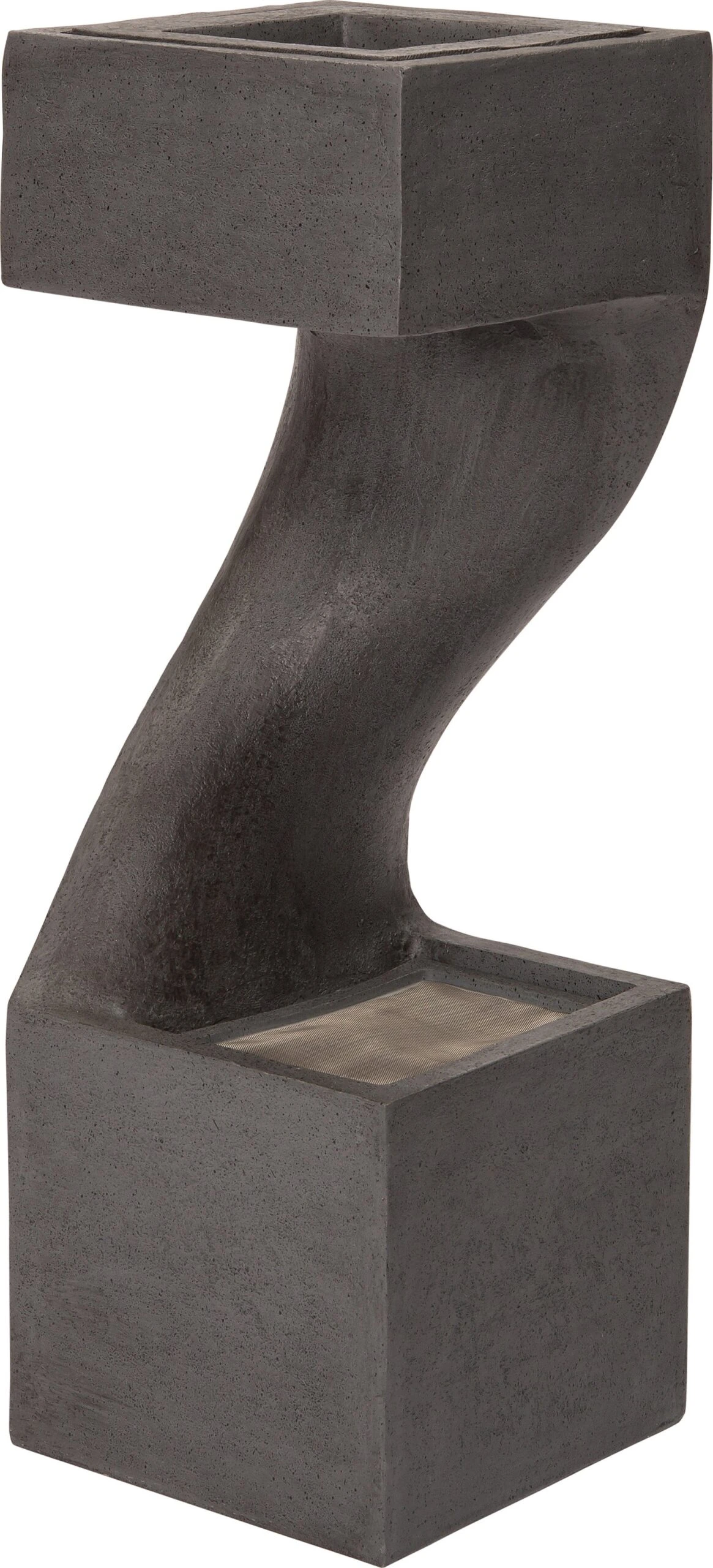 Intratuin Waterornacment Saari Grijs 27 X 27 X 77 Cm 1 Intratuin Waterornacment Saari Grijs 27 X 27 X 77 Cm