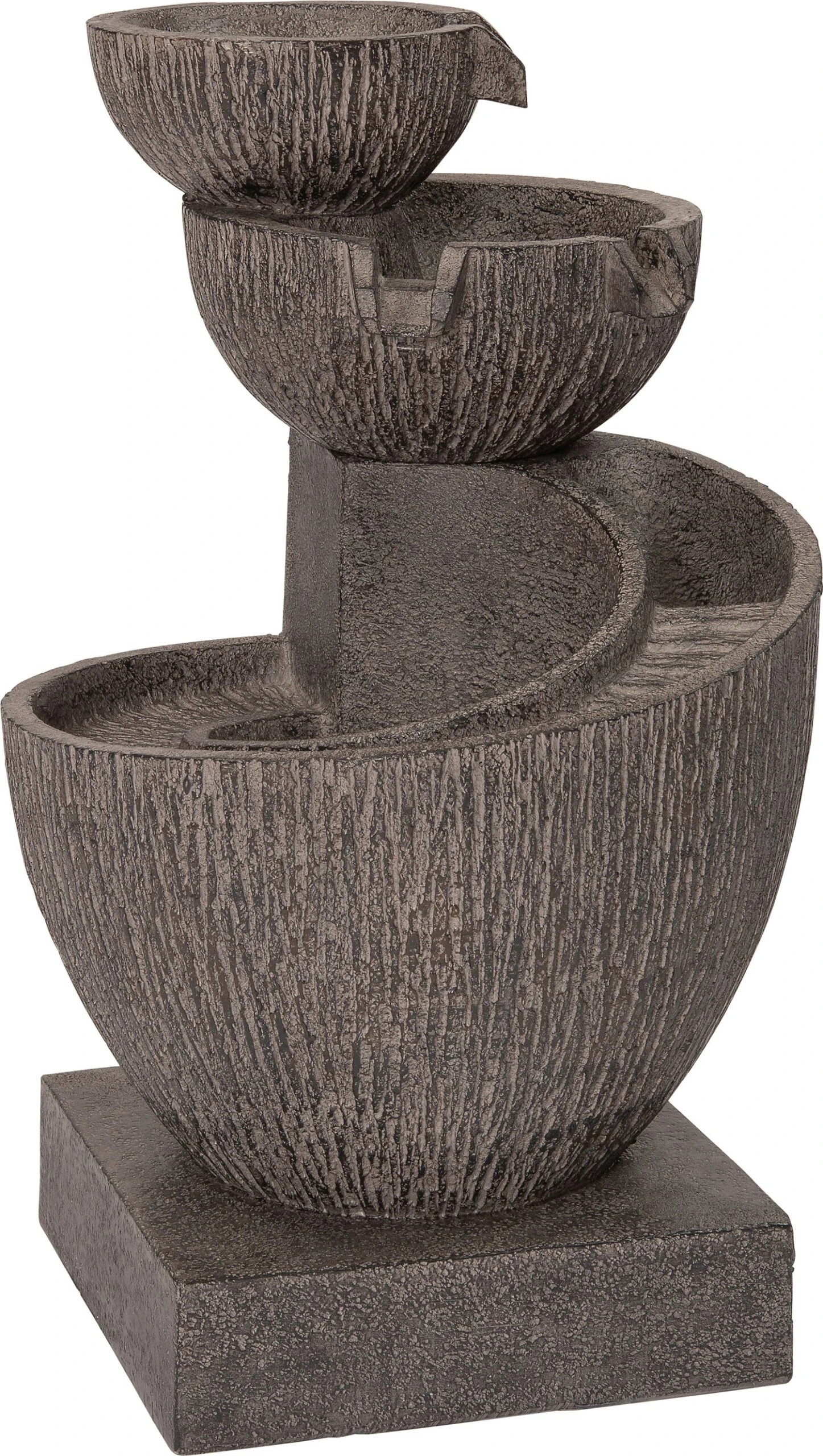 Intratuin Waterornament Lemi Grijs 40 X 40 X 62 Cm 1 Intratuin Waterornament Lemi Grijs 40 X 40 X 62 Cm